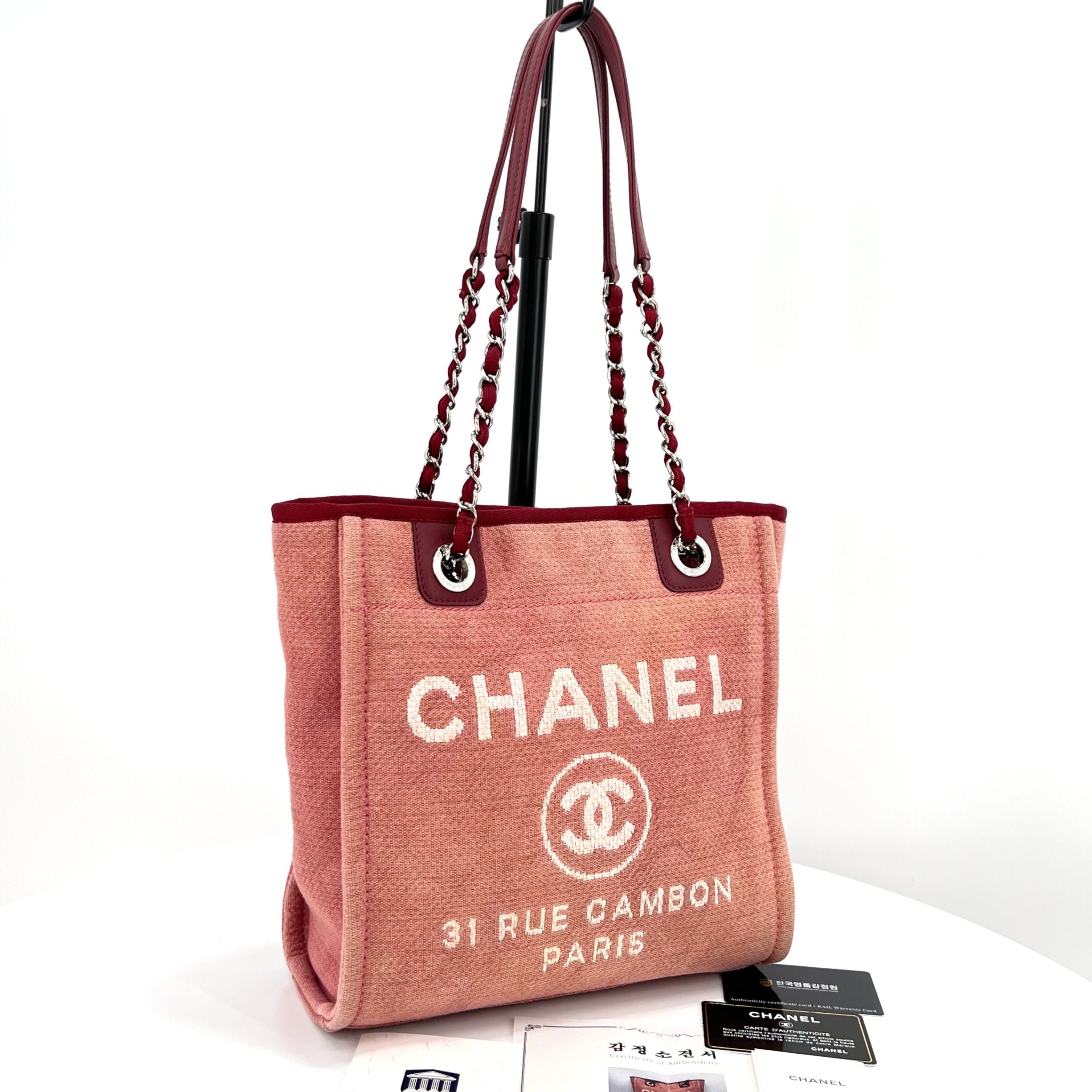 CHANEL Canvas Chain Hobo Shoulder Bag [Emotional Completion] SKU: OS