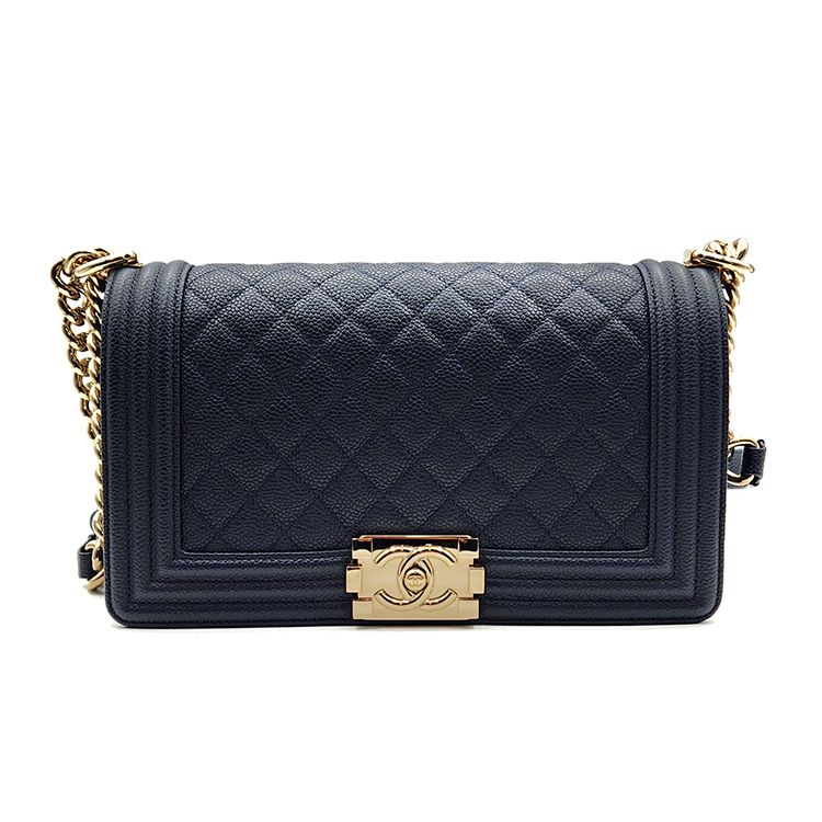 CHANEL Caviar Boy Bag Medium SKU L628561