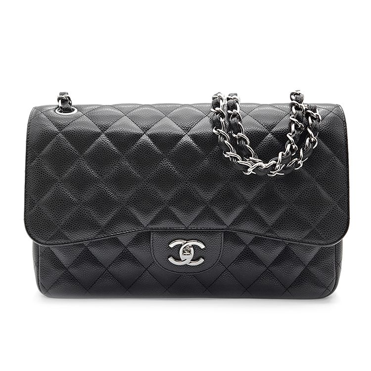 CHANEL Caviar Classic Jumbo SKU L373483