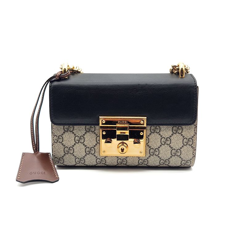 Gucci Supreme Padlock Shoulder Bag Small (409487)