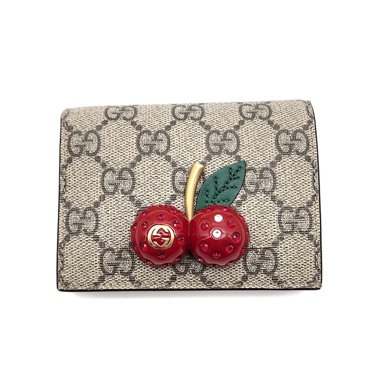 Gucci Supreme Cherry Wallet (476050)