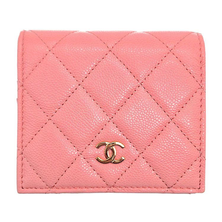 CHANEL Caviar Logo Wallet (AP3178) L181805