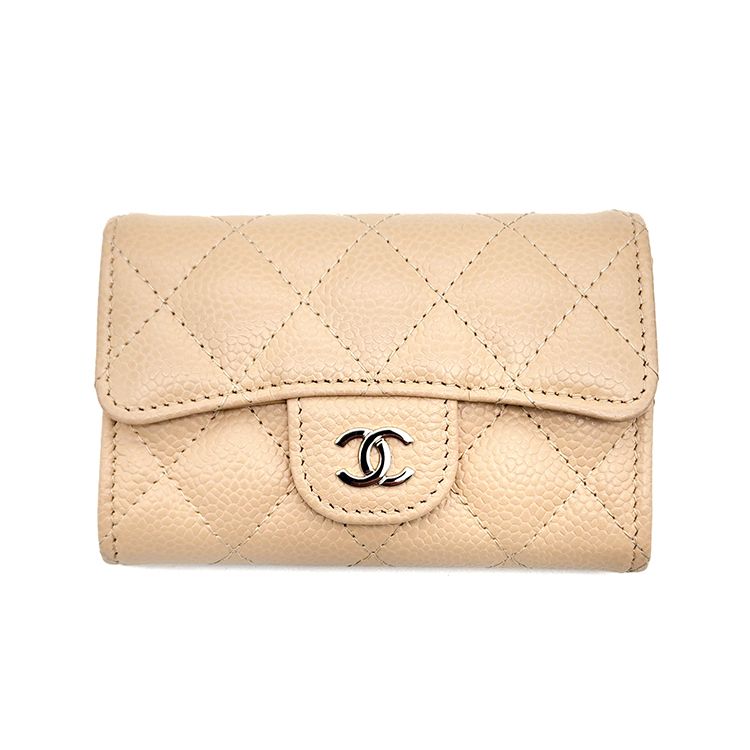 CHANEL Caviar Card Wallet SKU: L953593