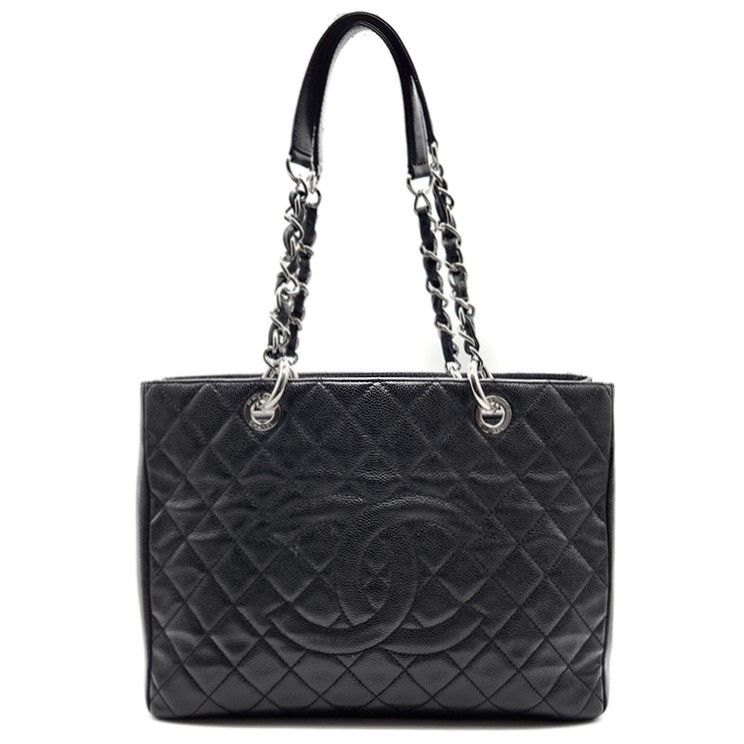 CHANEL Caviar Grand Shopping Bag L300634