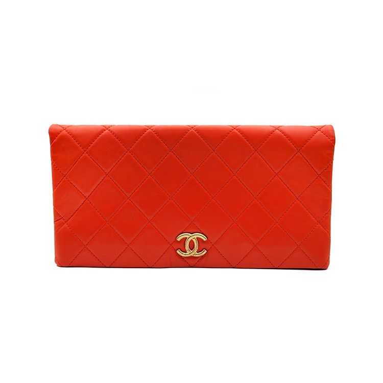 CHANEL Lambskin Folding Clutch - SKU L843844