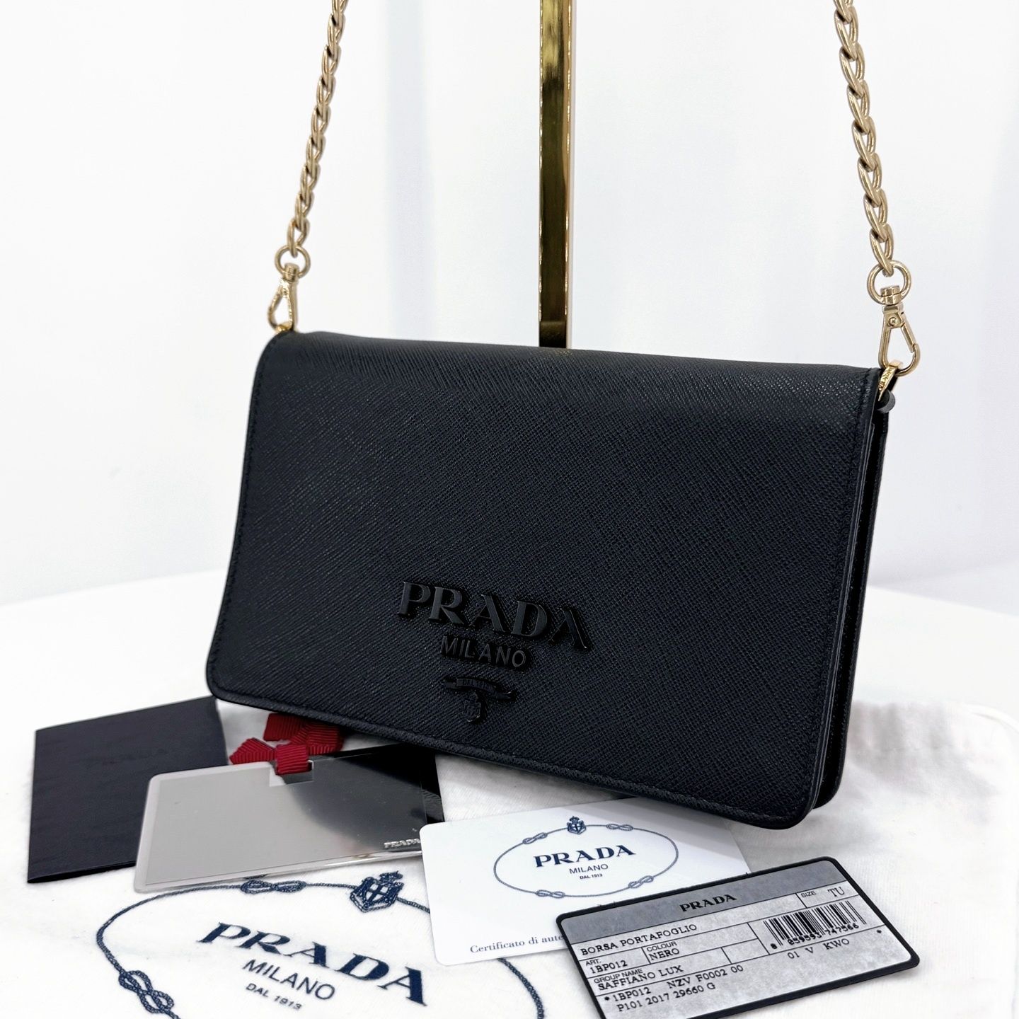 Prada Black Crossbody Bag (1BP012)