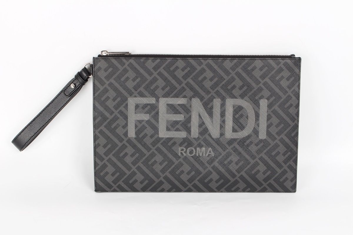 Fendi FF Pattern Clutch - SKU 12345