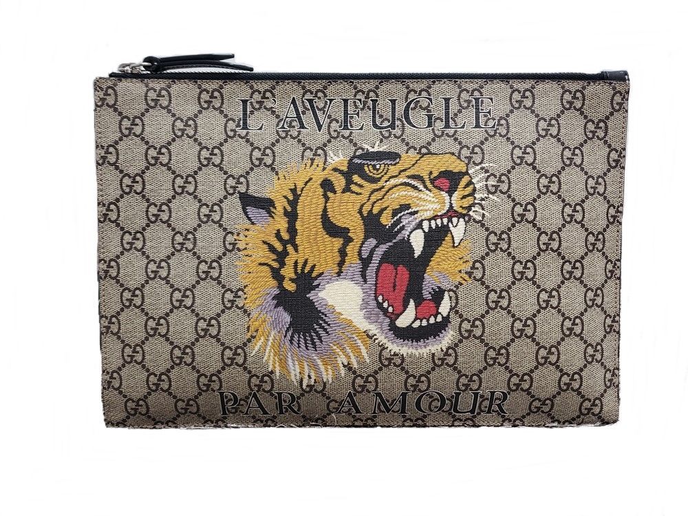 Gucci Tiger Clutch Bag -