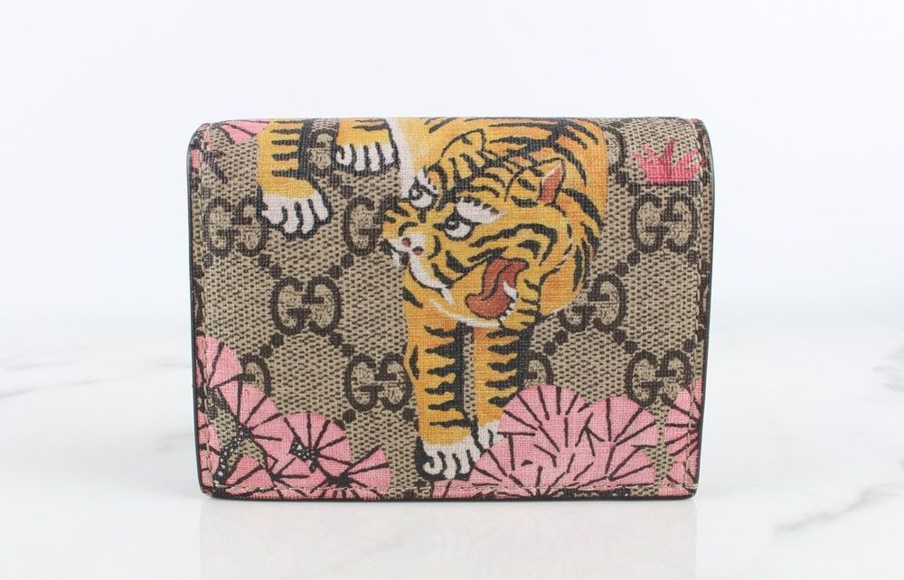 Gucci Tiger Wallet with Ring Detail - Beige (SKU: GU1234)