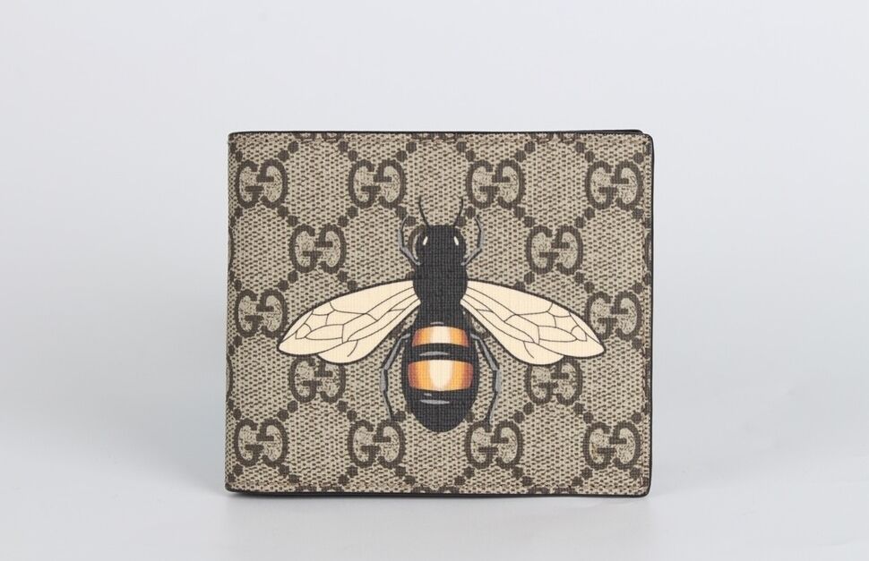 Gucci Bee Wallet - Beige (SKU: 123456)