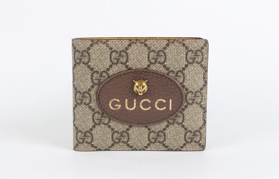 Gucci Vintage GG Supreme Wallet NEO () - Brown SKU