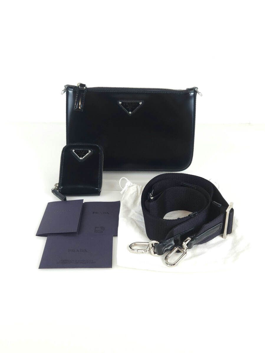 Prada Brushed Shoulder Cross Bag 1BC155 4786