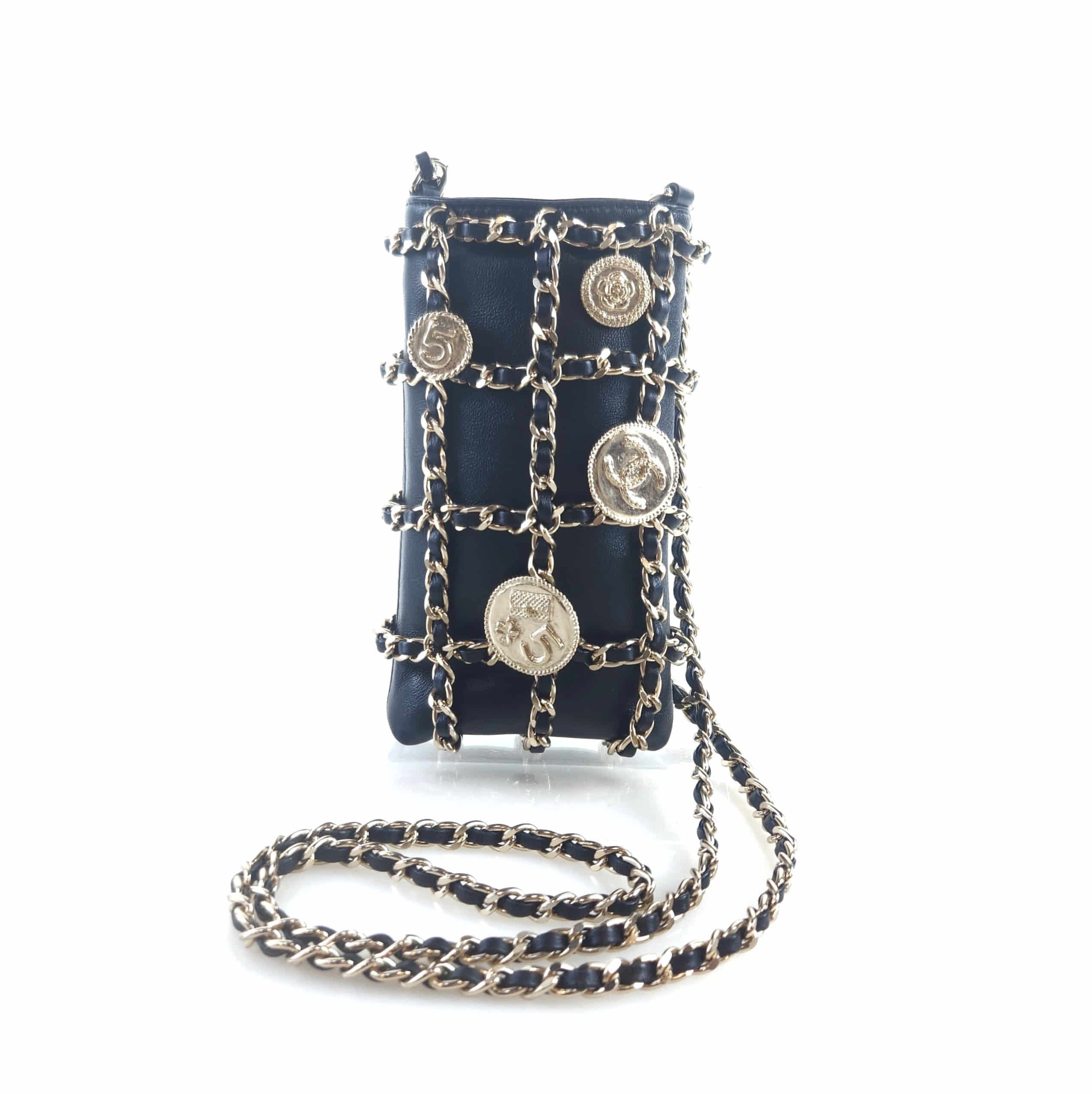 CHANEL Chain Phone Crossbody Bag AP2780 8294