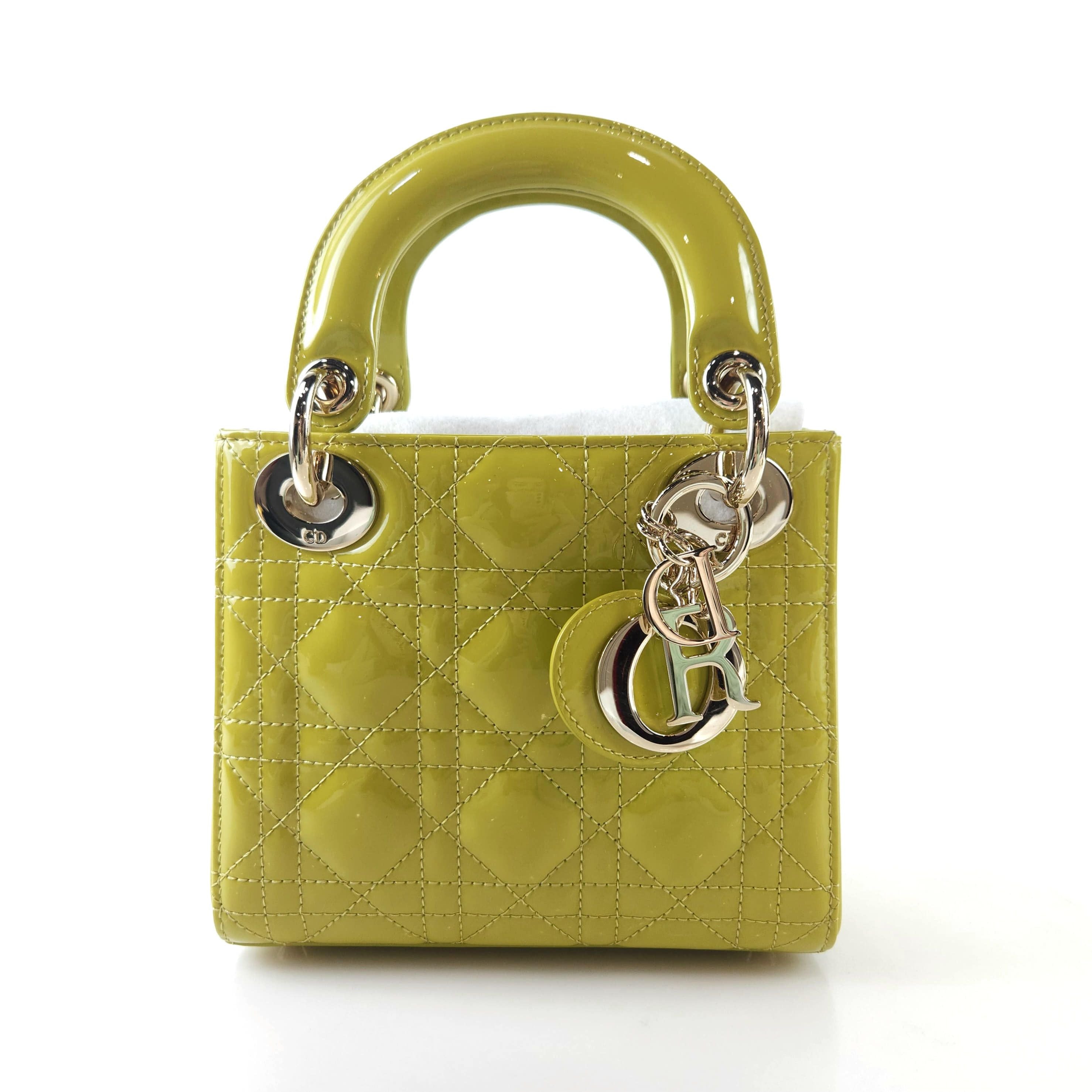 Dior Kanaju Lady Tote Shoulder Crossbody Bag 8336