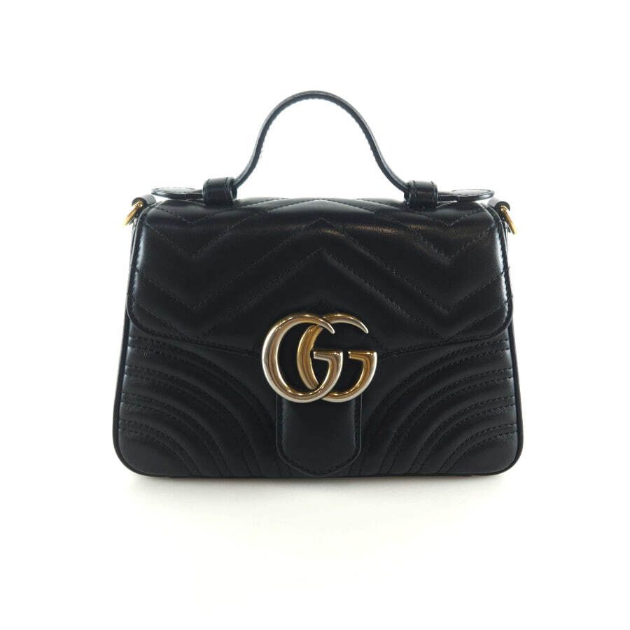 Gucci GG Mamont Top Handle Shoulder Crossbody Bag 547260 6449
