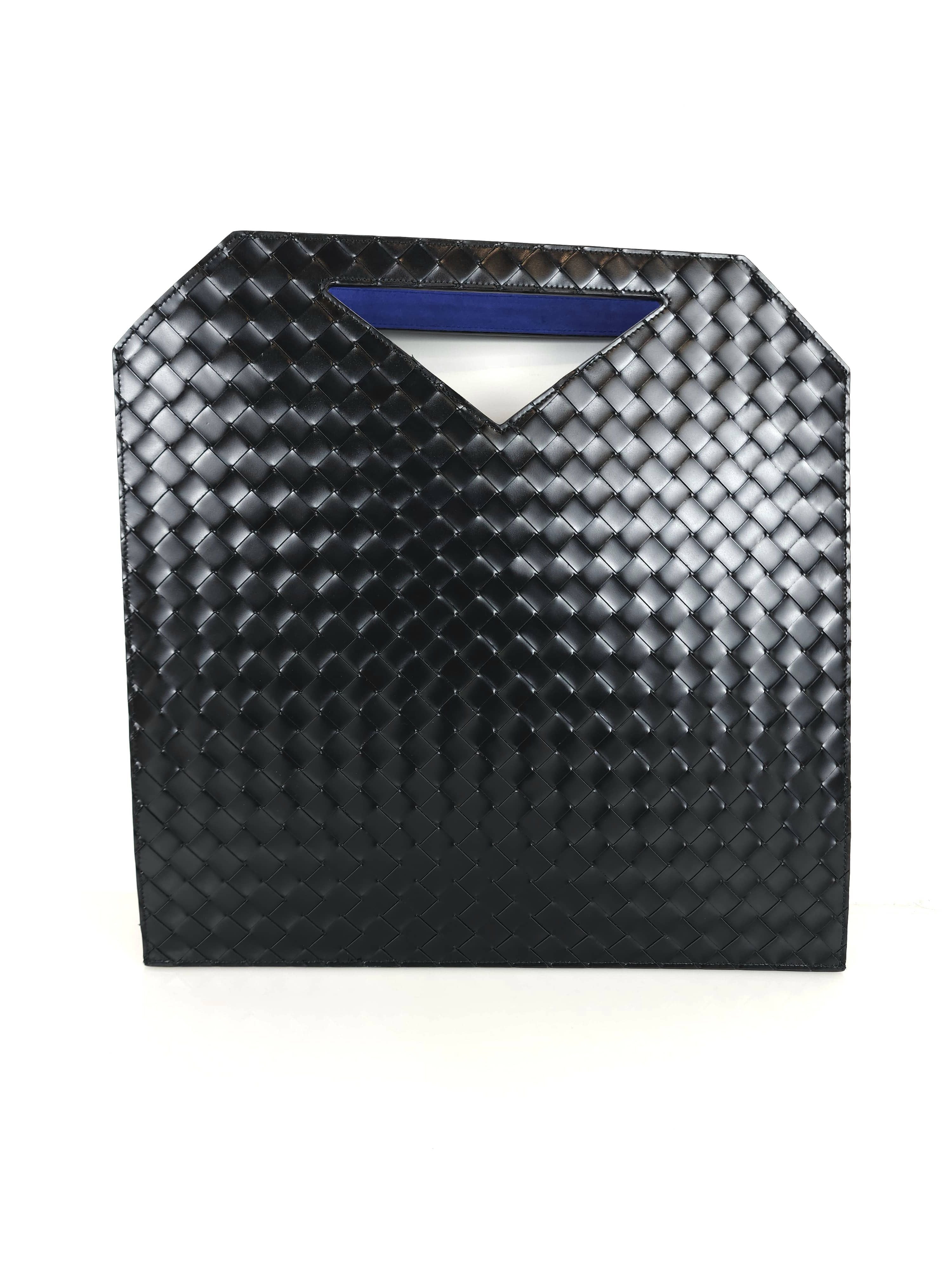 Bottega Veneta Woven Top Handle Tote Shoulder Bag 5395