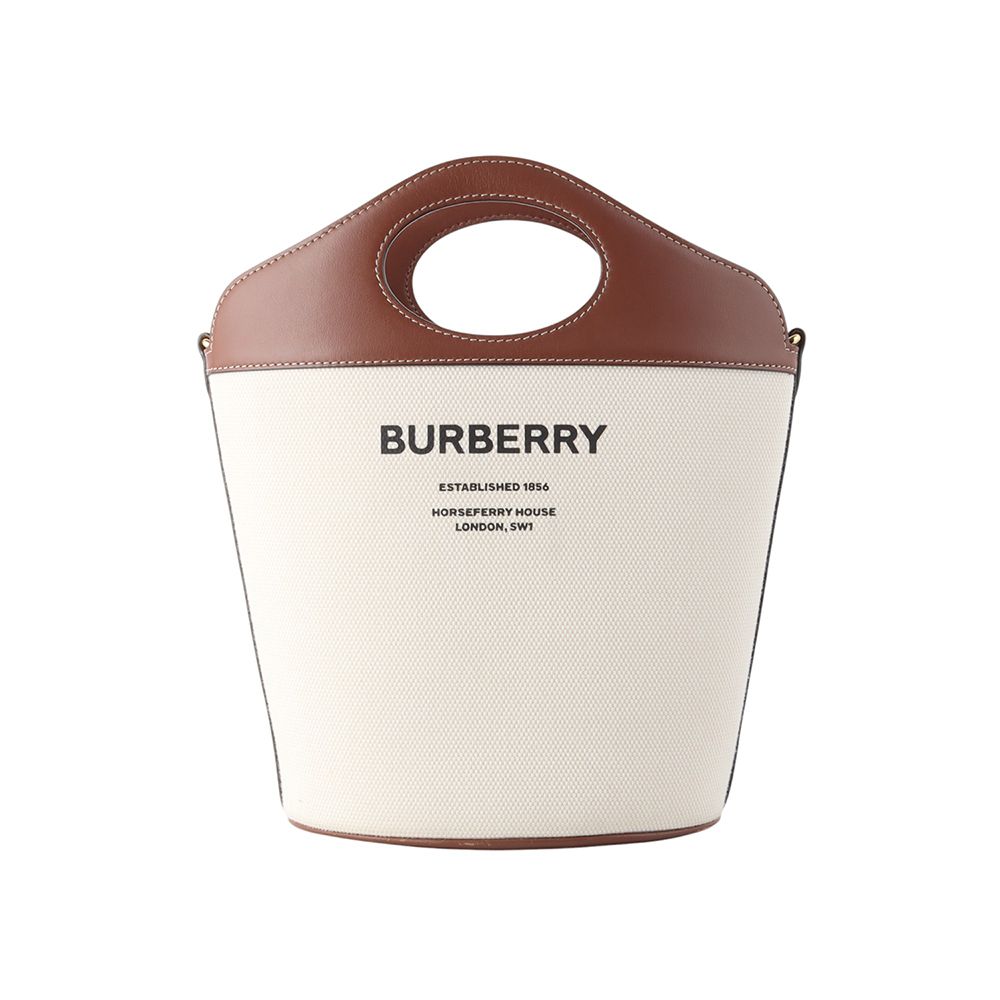 Burberry Small Two-Tone Pocket Bucket Shoulder Bag(Store Invoice) / 33836Y-2 80462421