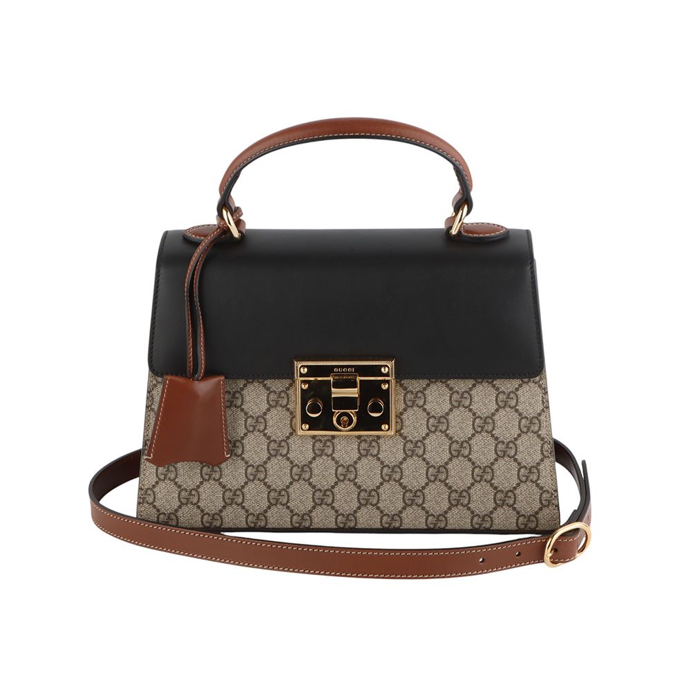 Gucci Supreme Paddle Lock Top Handle Shoulder Bag 453188Y
