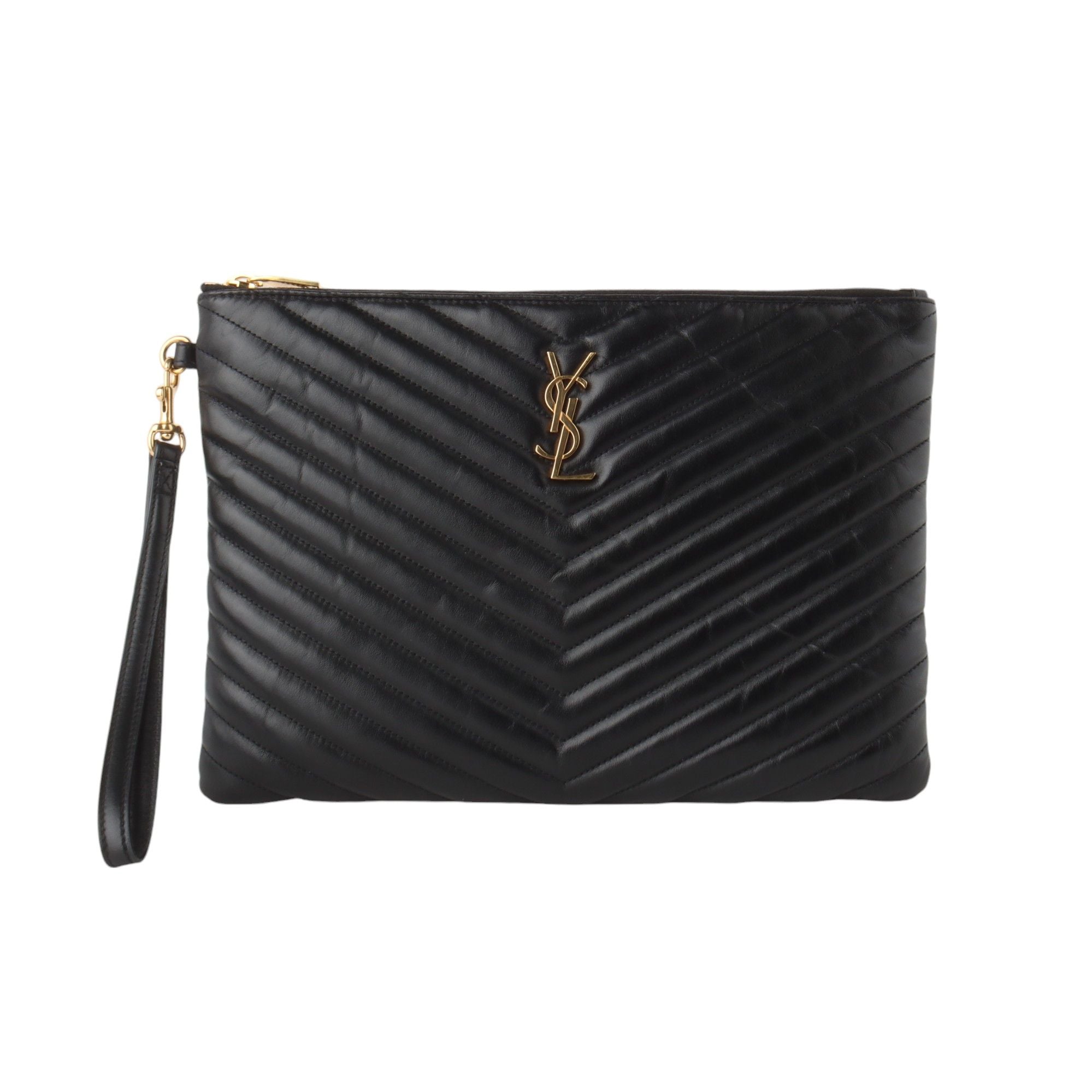 Saint Laurent Matelasse Clutch Bag Neodium 559193 (Department Store Receipt) 33605Y