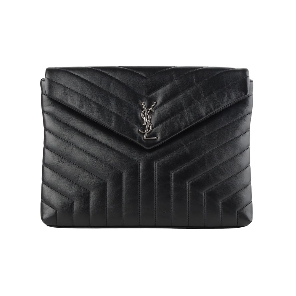 Saint Laurent Matelass Flap Lulu Clutch in Ejang 33972Y