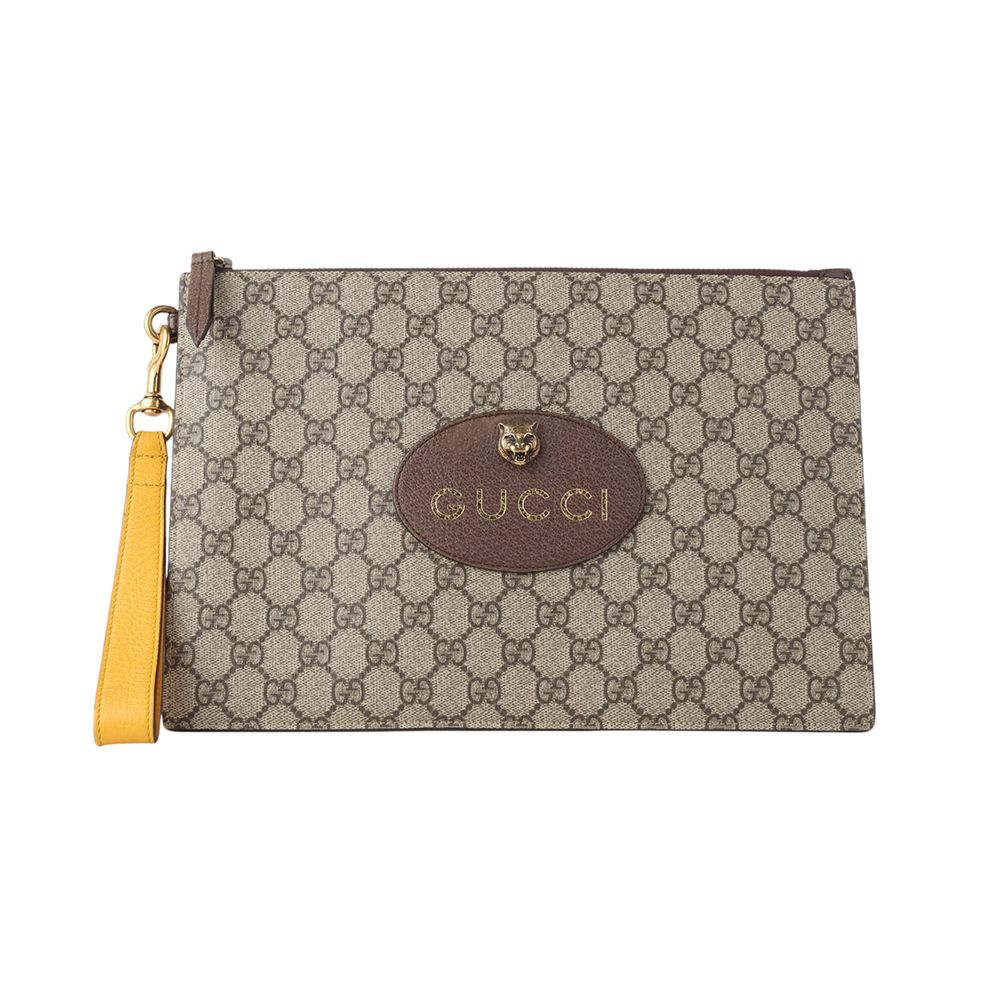 Gucci Vintage Clutch Bag 473956 GG Supreme Neo 33937-1