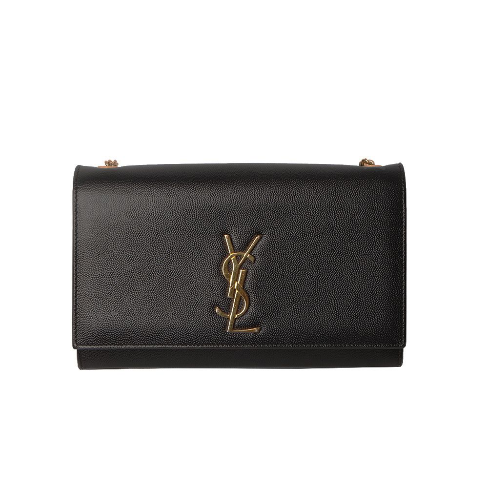 Saint Laurent Monogram Kate Satchel Bag Medium Gold Trim (Department Store Receipt) /30963