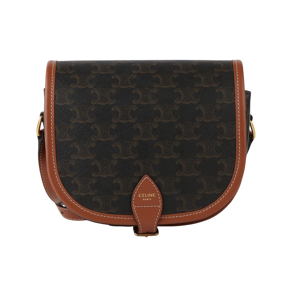 Celine Classic Design Canvas Shoulder Bag Medium / 33238