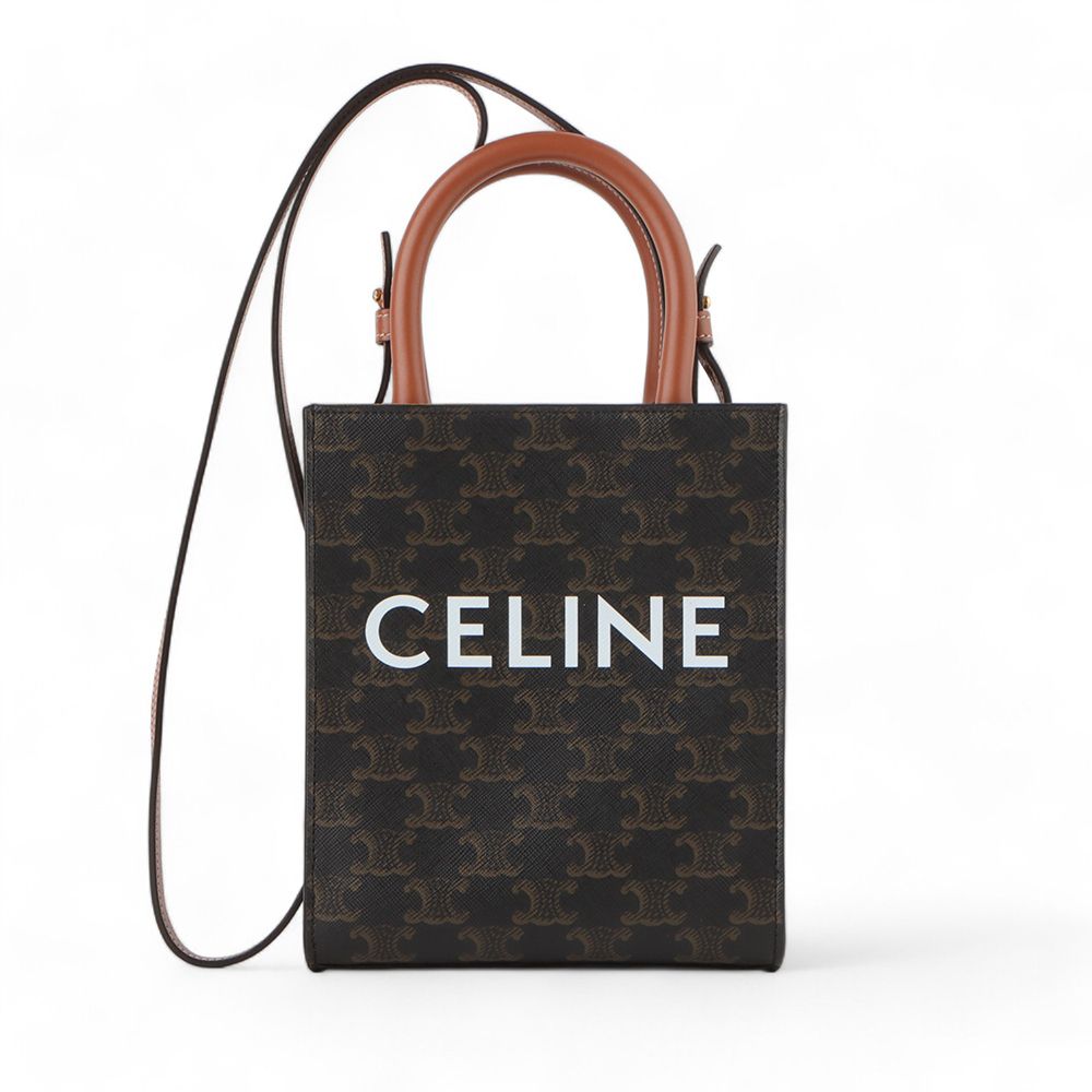Celine Vertical Mini Canvas Bag (Department Store Receipt)/194372