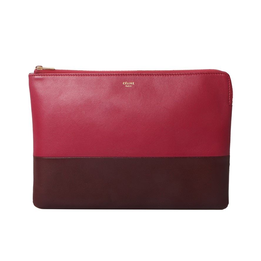 Celine Two-Tone Lambskin Clutch Bag 103583 27320 5177907770