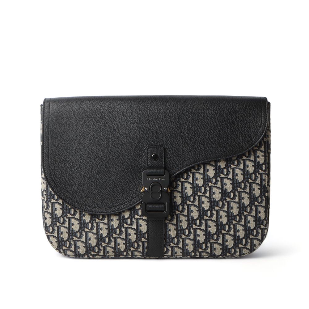 Dior A4 Pouch Clutch with OBLIQUE Saddle Design (Official Invoice)/31798-2