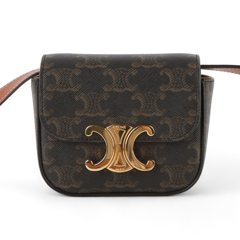 Celine Mini Claude Crossbody Bag with Triomphe Design / 32559
