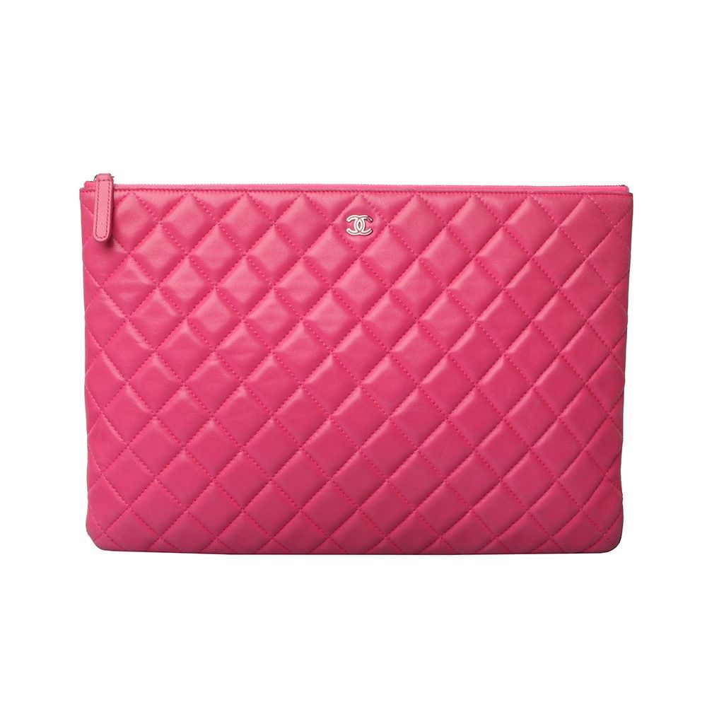 CHANEL Classic Lambskin Clutch Large 30188 8211591410