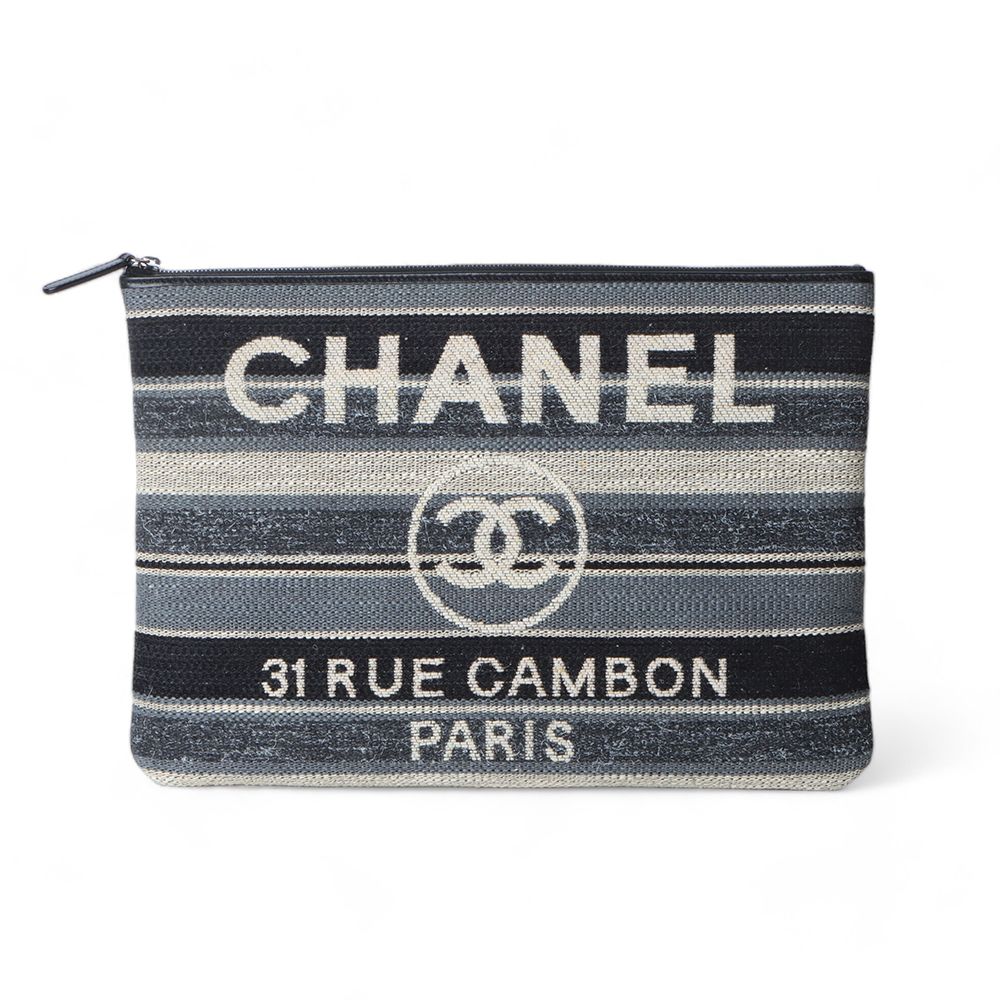 CHANEL Tweed Clutch Large/32404-1