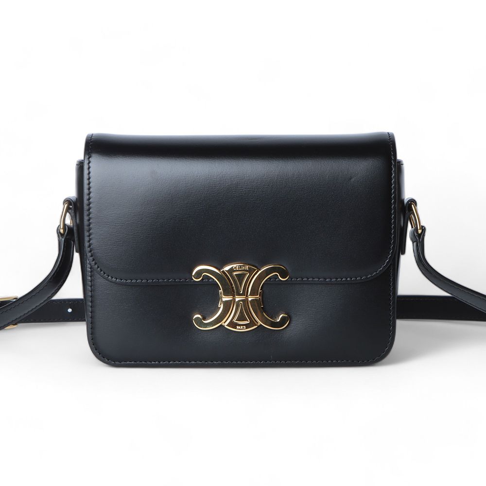 Celine Shiny Calfskin Crossbody Bag 188423BF4/32333-1