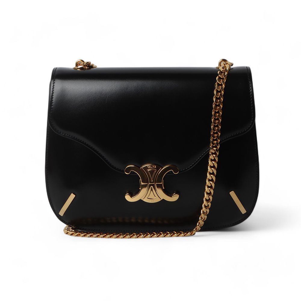 Celine Triomphe Besace Chain Shoulder Bag 199273/32196-2