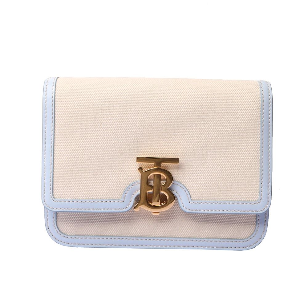 Burberry Canvas TB Bag Small Department Store Warranty 80306651