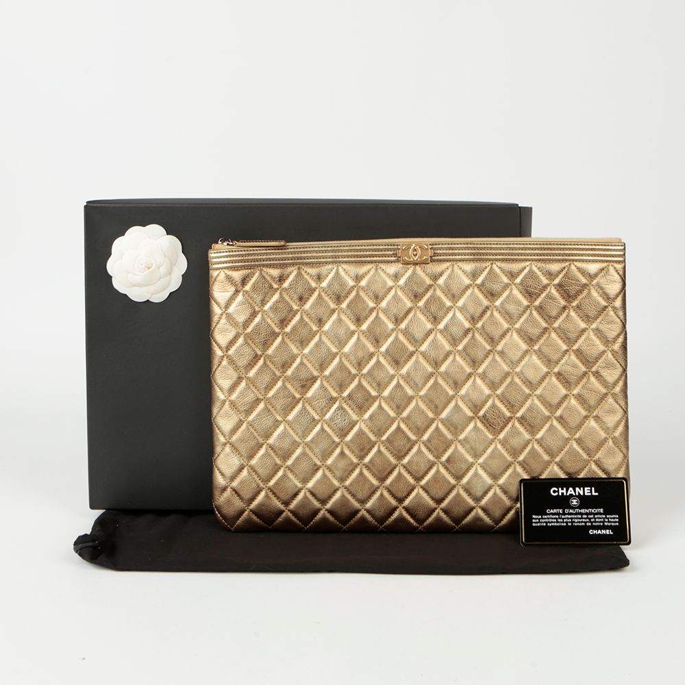 CHANEL Boy Large Clutch A80570 SKU