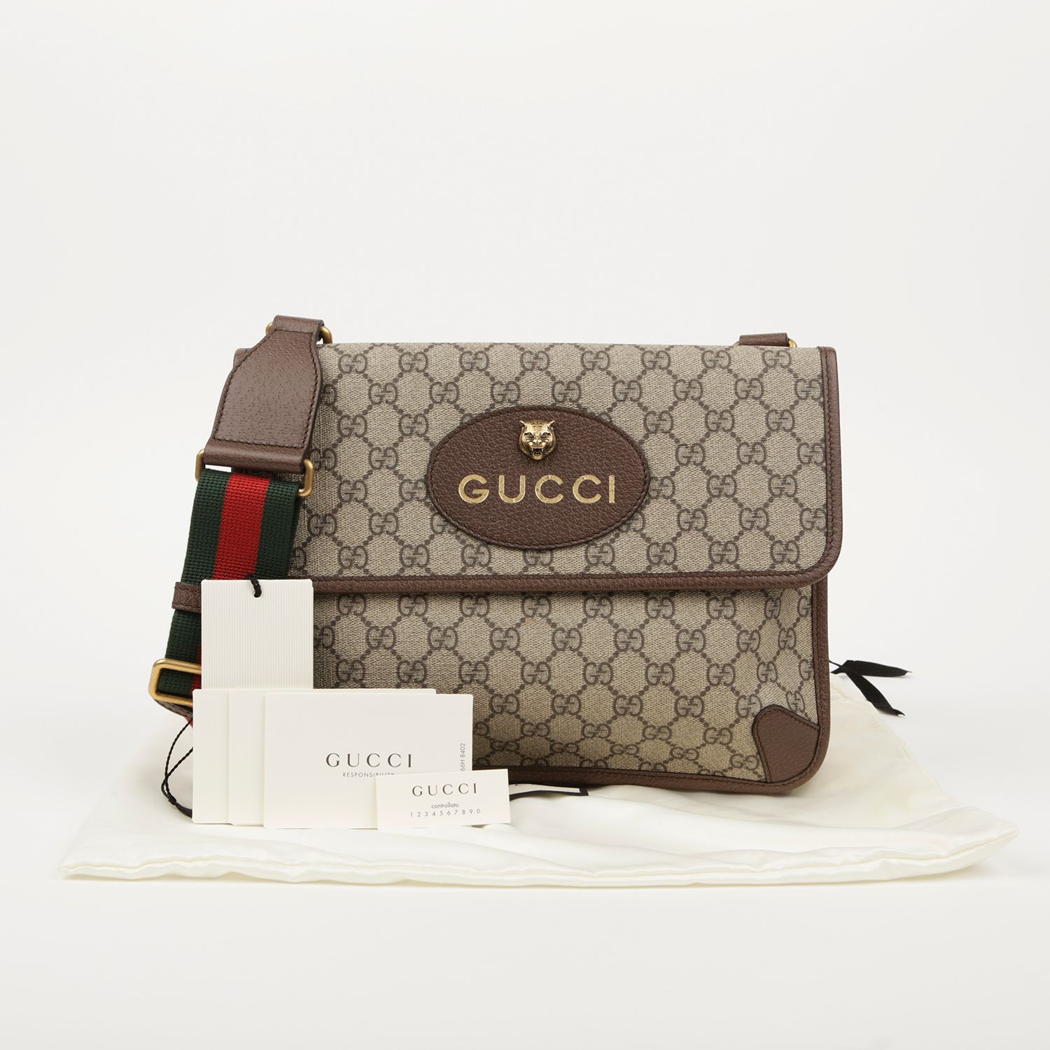 Gucci Vintage Messenger Shoulder & Crossbody Bag 495654