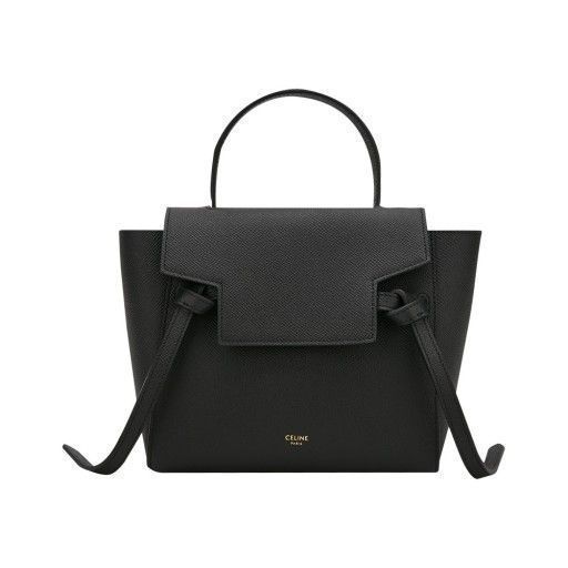 Celine Nano Belt Tote Bag Black 189003 ZVA 38NO