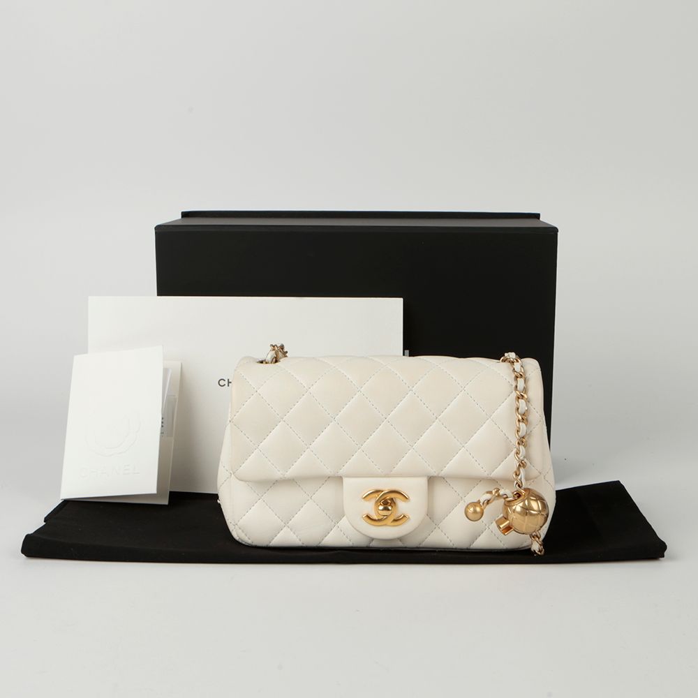 CHANEL Golden Mini Shoulder Crossbody Bag AS1787