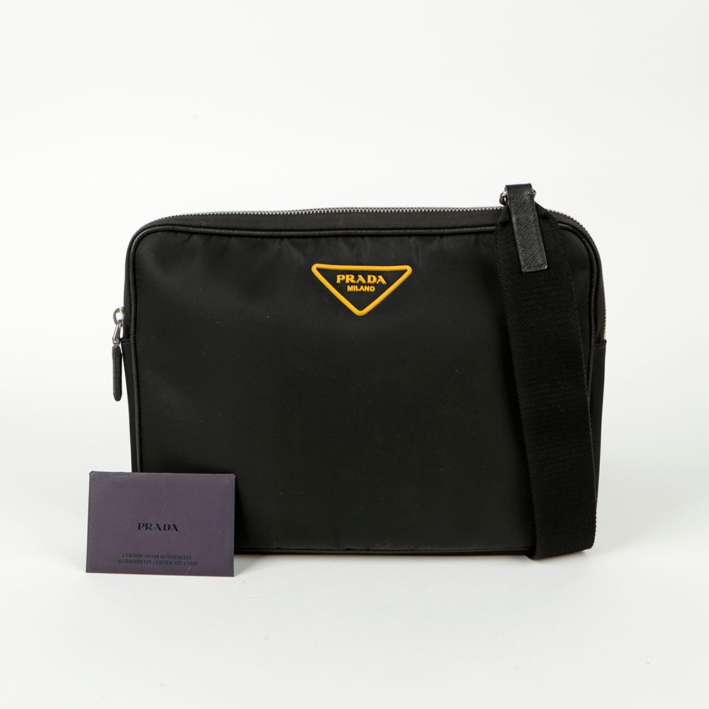 Prada Triangle Logo Crossbody Bag 2VH116