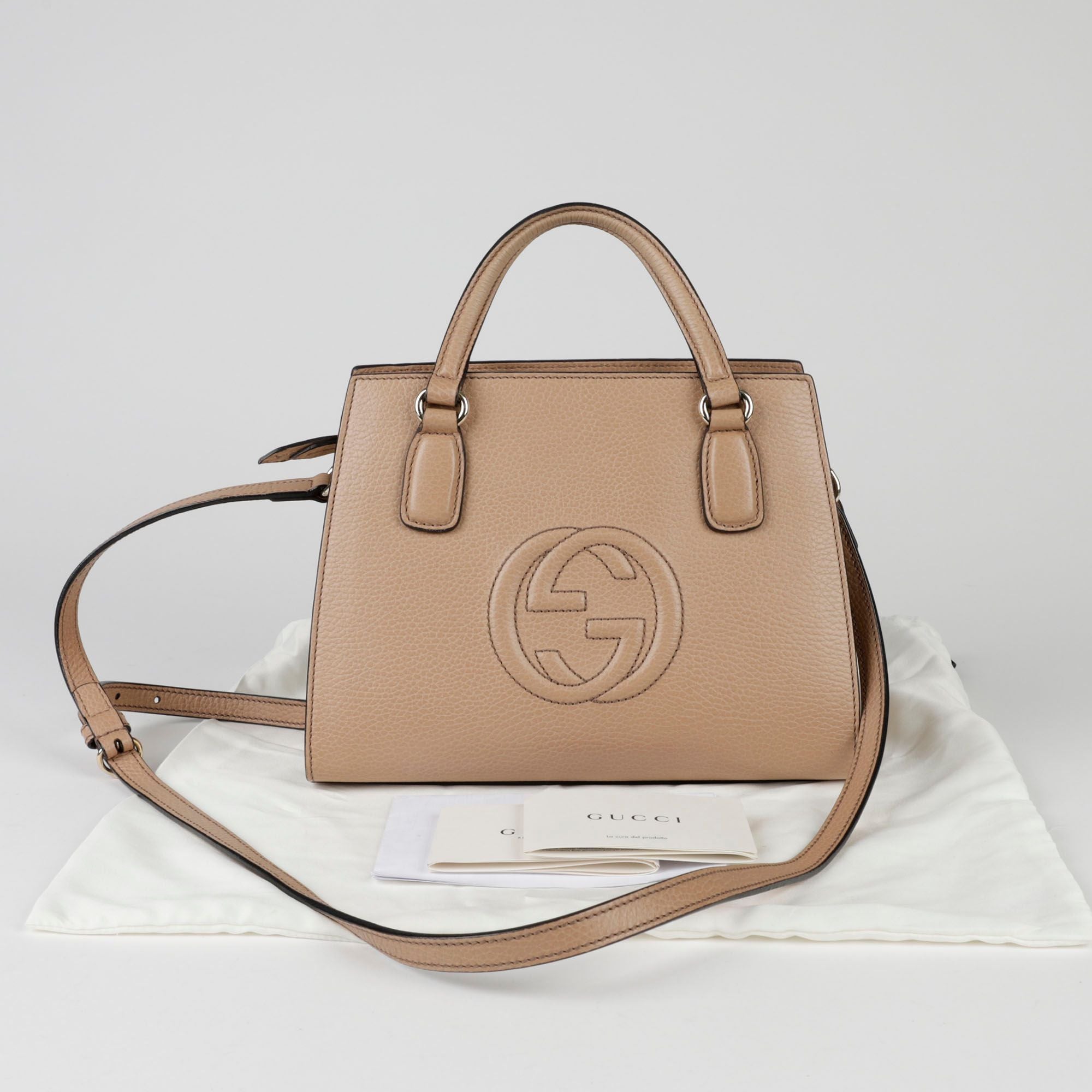 Gucci Small Tote Bag with Shoulder Strap 607722