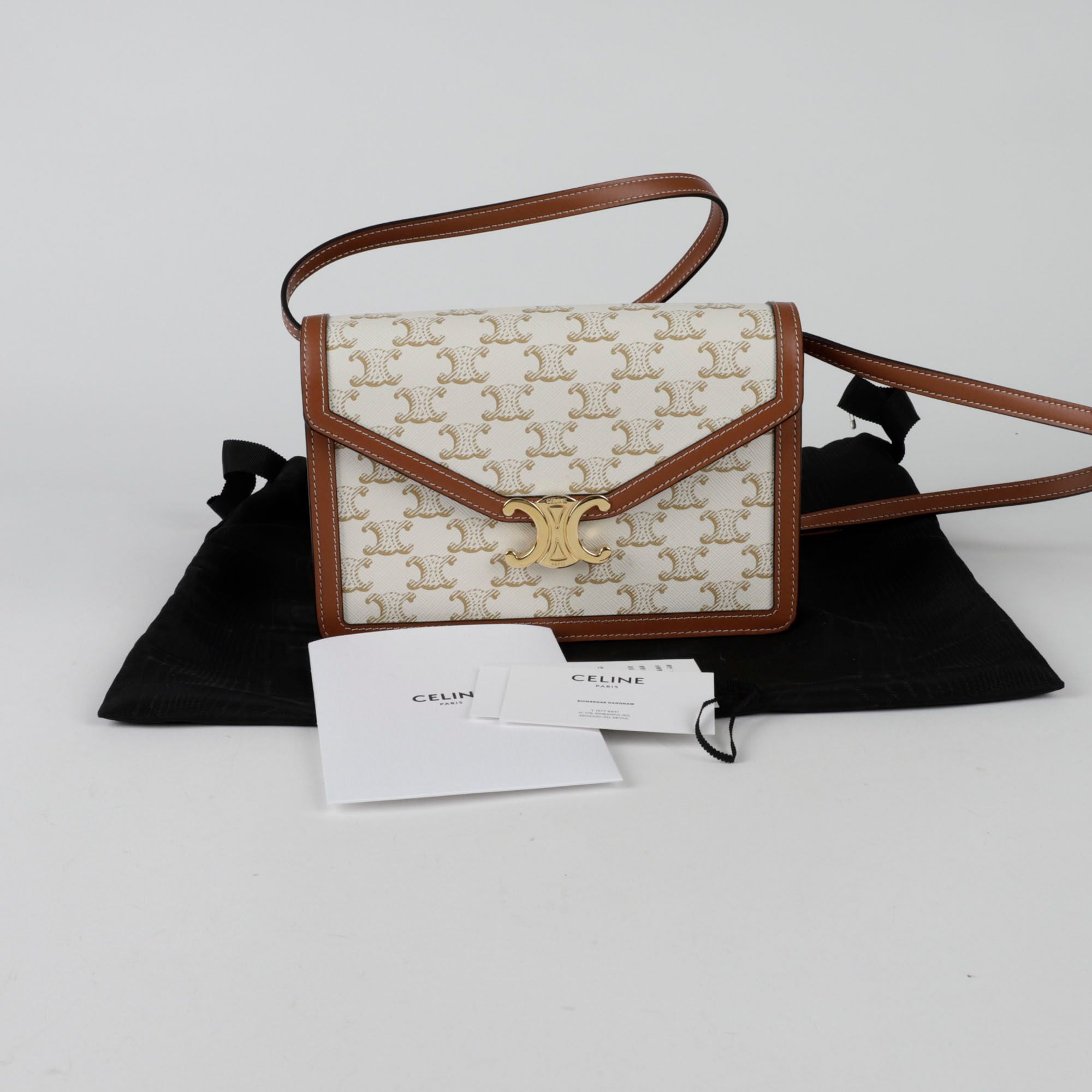 Celine Envelop Shoulder Crossbody Bag 113322EZH