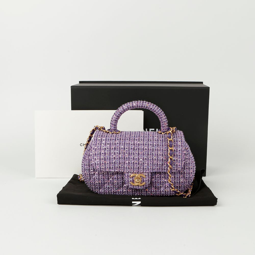 CHANEL Small Shoulder Tote Bag with CC Logo AS4573