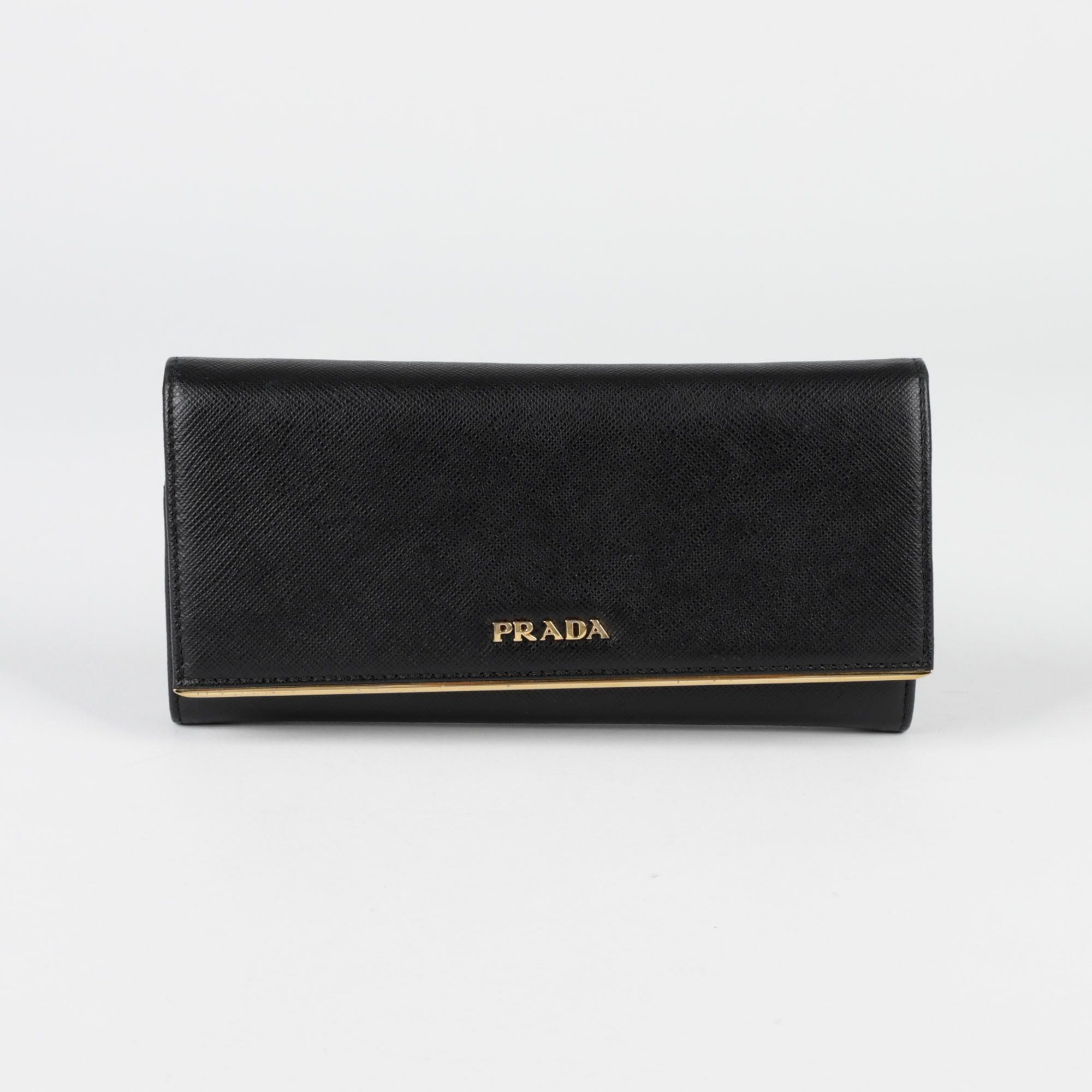 Prada Logo Long Wallet 1MH132
