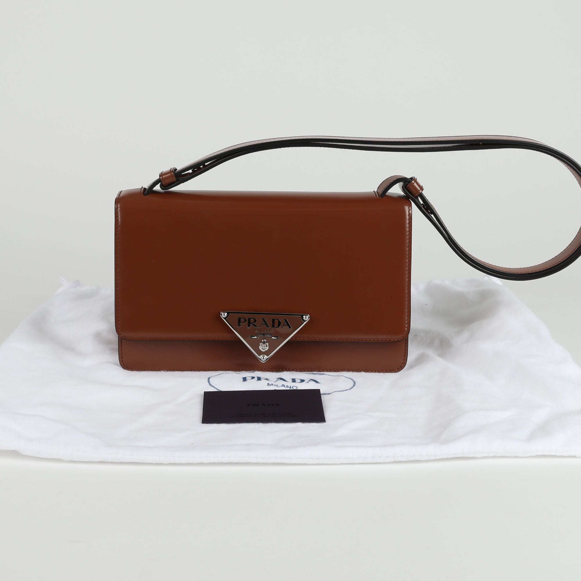 Prada Emblem Shoulder Bag 1BD321