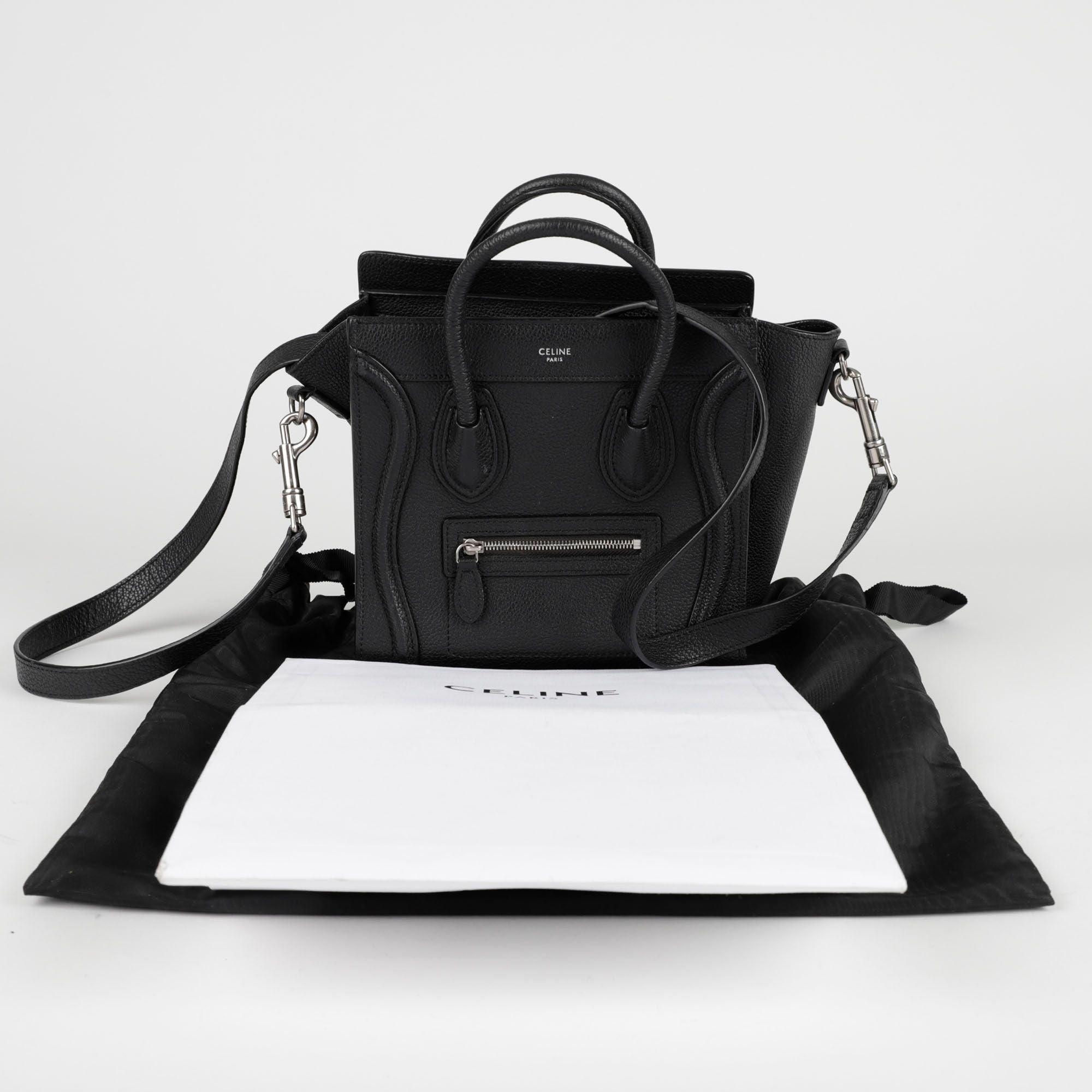 Celine Nano Luggage Tote Shoulder Bag 189243