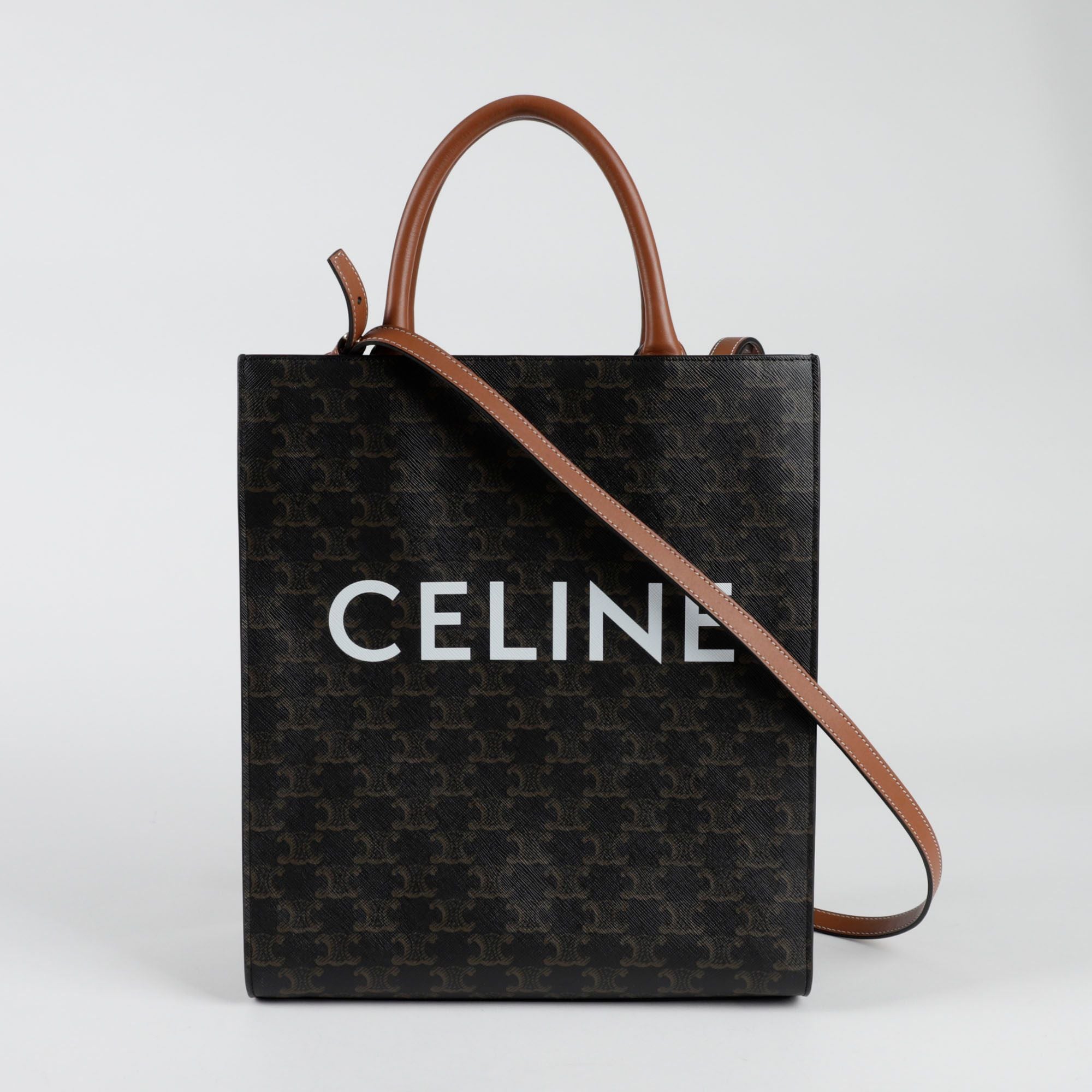 Celine Small Canvas Tote Shoulder Bag 191542BZK