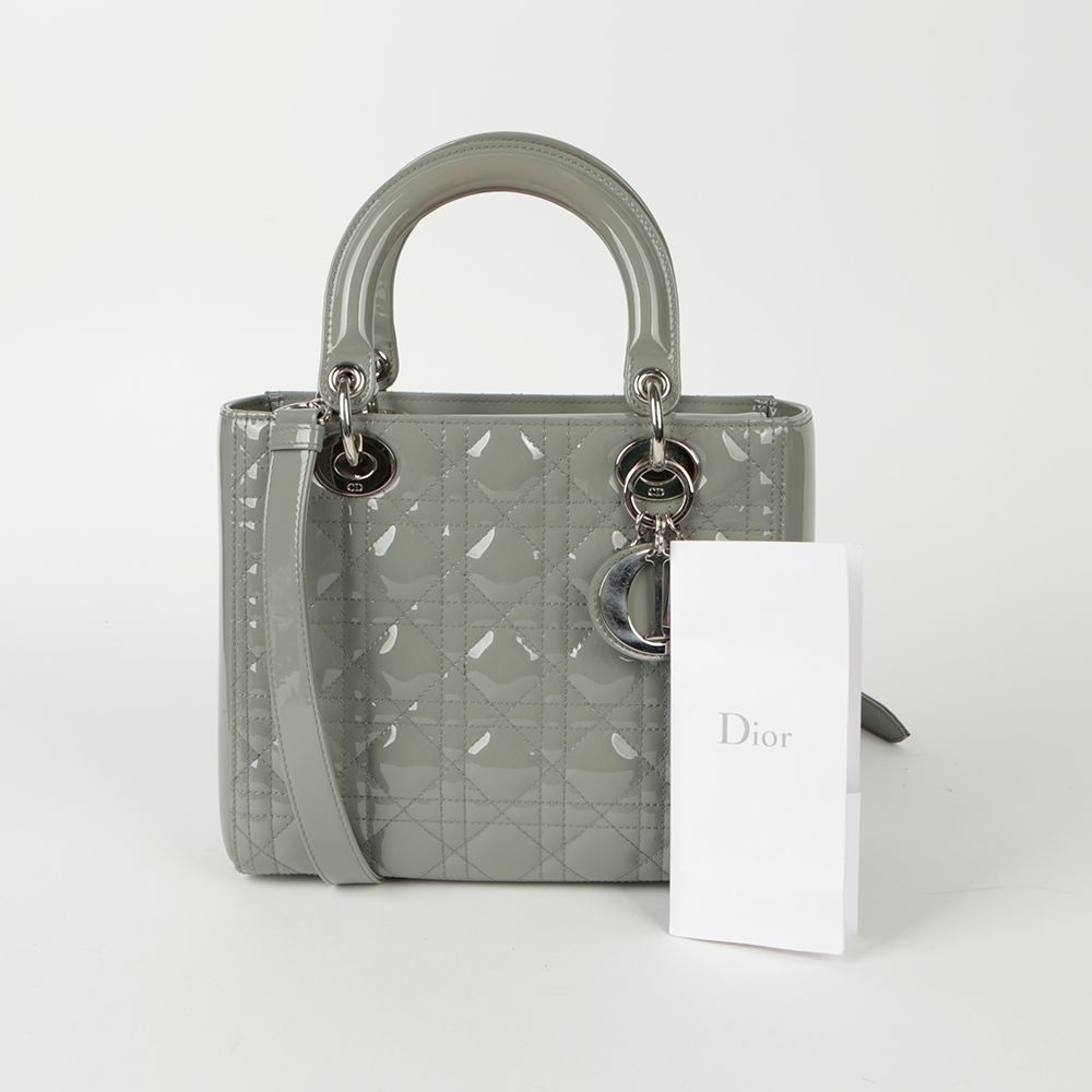Dior Lady Medium Tote Shoulder Bag M0565PWCB