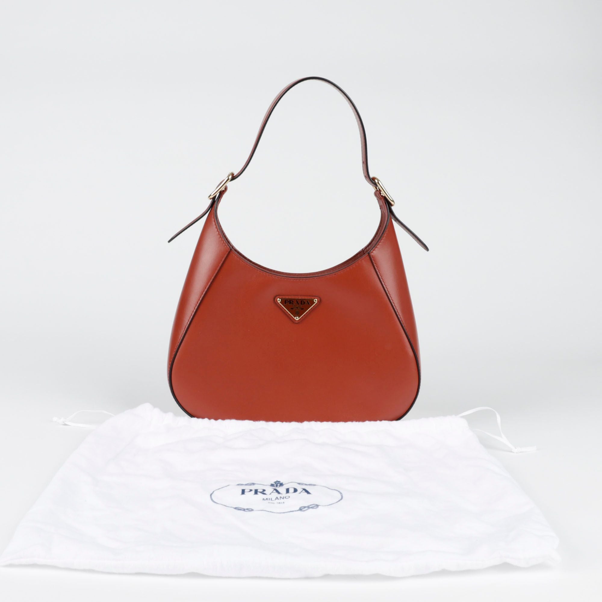 Prada Triangle Logo Shoulder Bag 1BC179